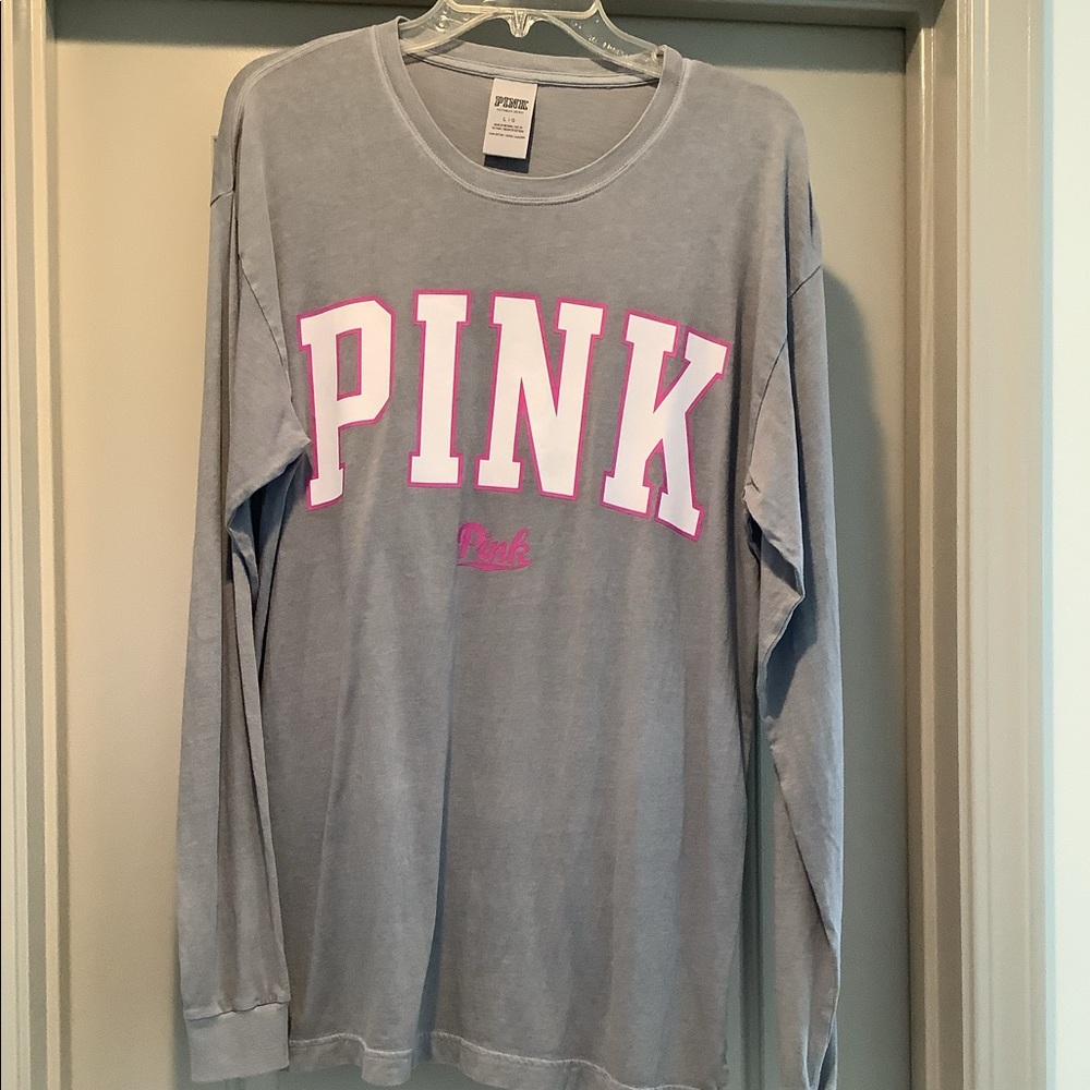 Grey PINK Long Sleeve